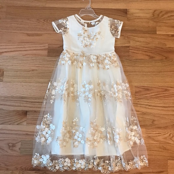 Little Girl’s Special Occasion Dress, Size 7 - Picture 1 of 7